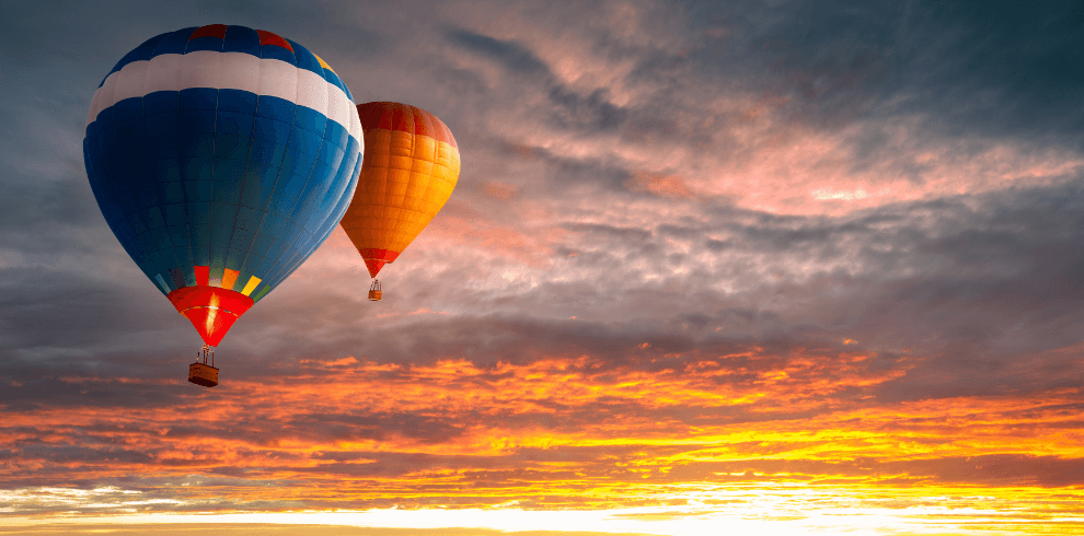 Delux hot air balloon